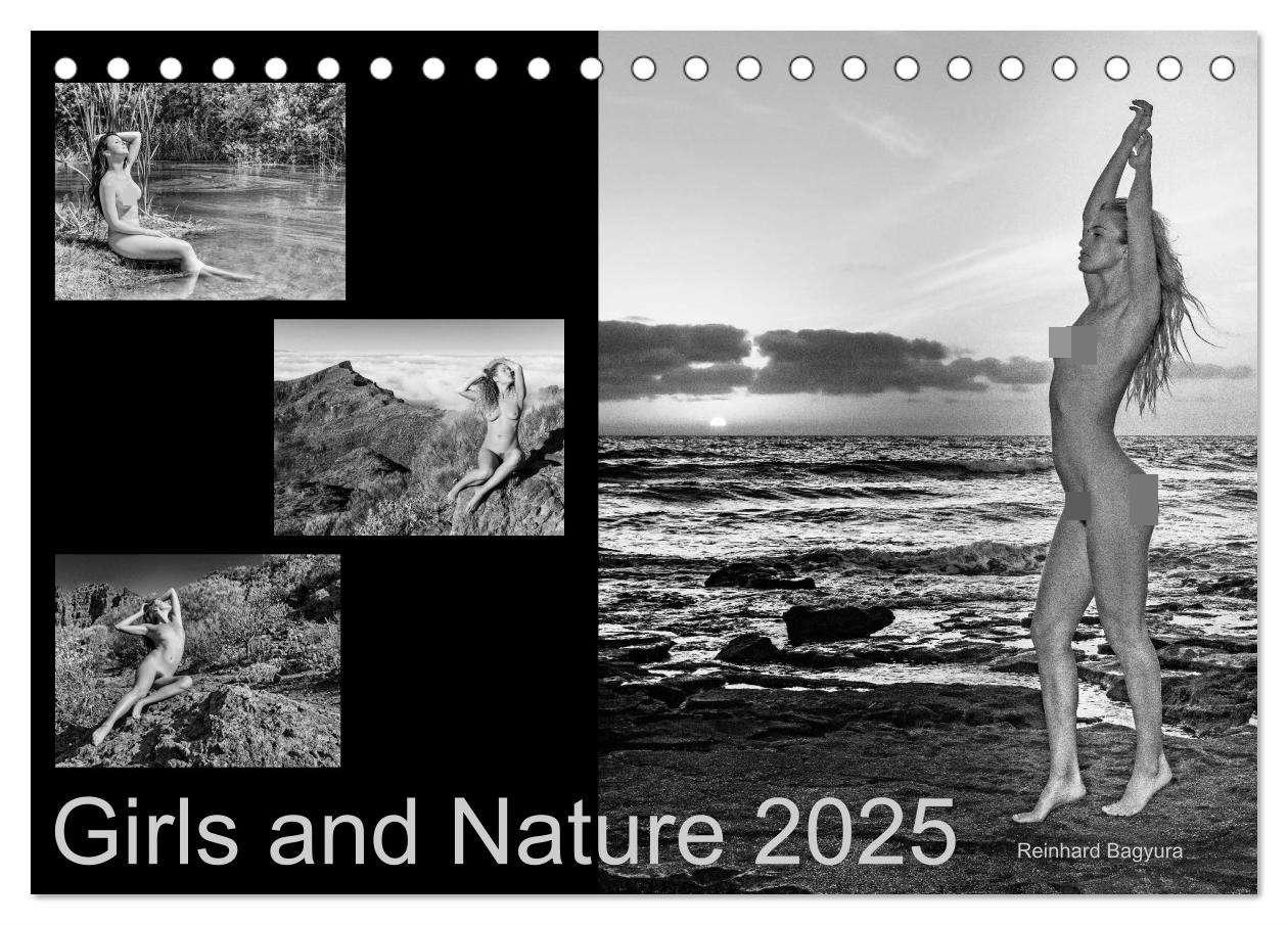 Cover: 9783435243167 | Girls and Nature (Tischkalender 2025 DIN A5 quer), CALVENDO...