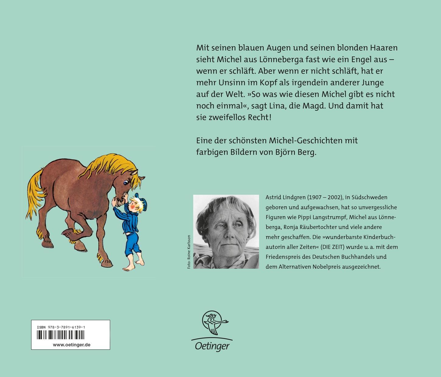 Rückseite: 9783789161391 | Mehr von Michel aus Lönneberga | Astrid Lindgren | Buch | 28 S. | 2001