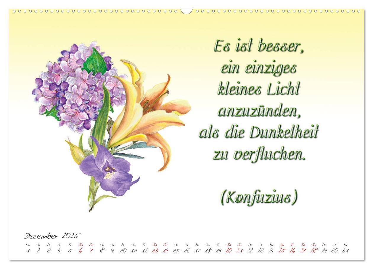 Bild: 9783435397990 | 12 unterhaltsame Zitate für ein schönes Jahr (Wandkalender 2025 DIN...