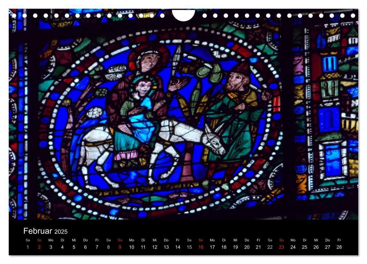 Bild: 9783435830916 | Bilder aus Licht - Notre Dame de Chartres (Wandkalender 2025 DIN A4...