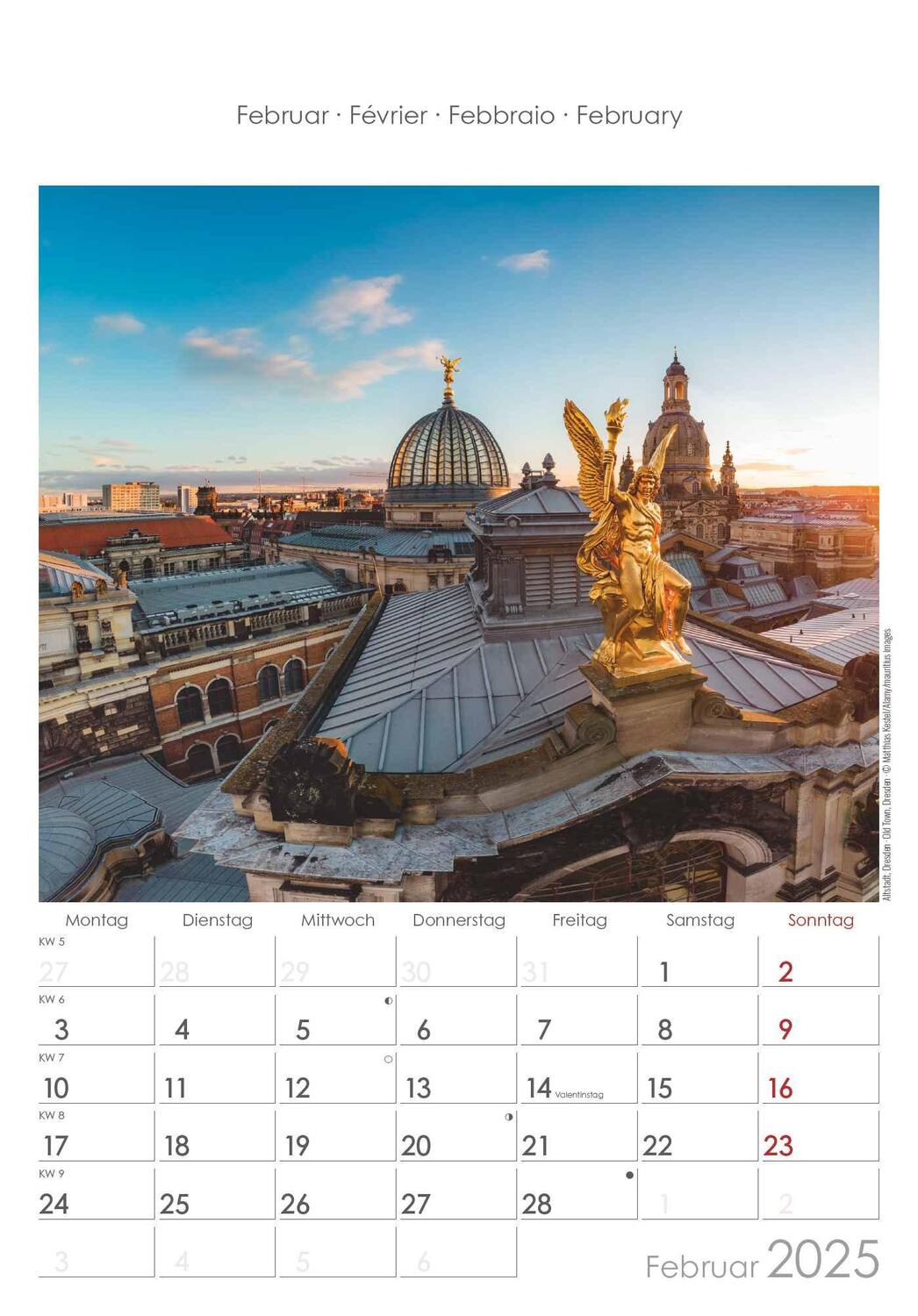 Bild: 4251732341206 | Sachsen 2025 - Bild-Kalender 23,7x34 cm - Regional-Kalender -...