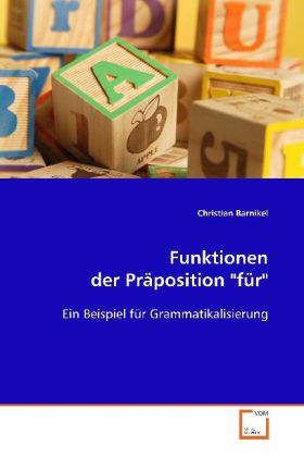 Cover: 9783836499293 | Funktionen der Präposition "für" | Christian Barnikel | Taschenbuch