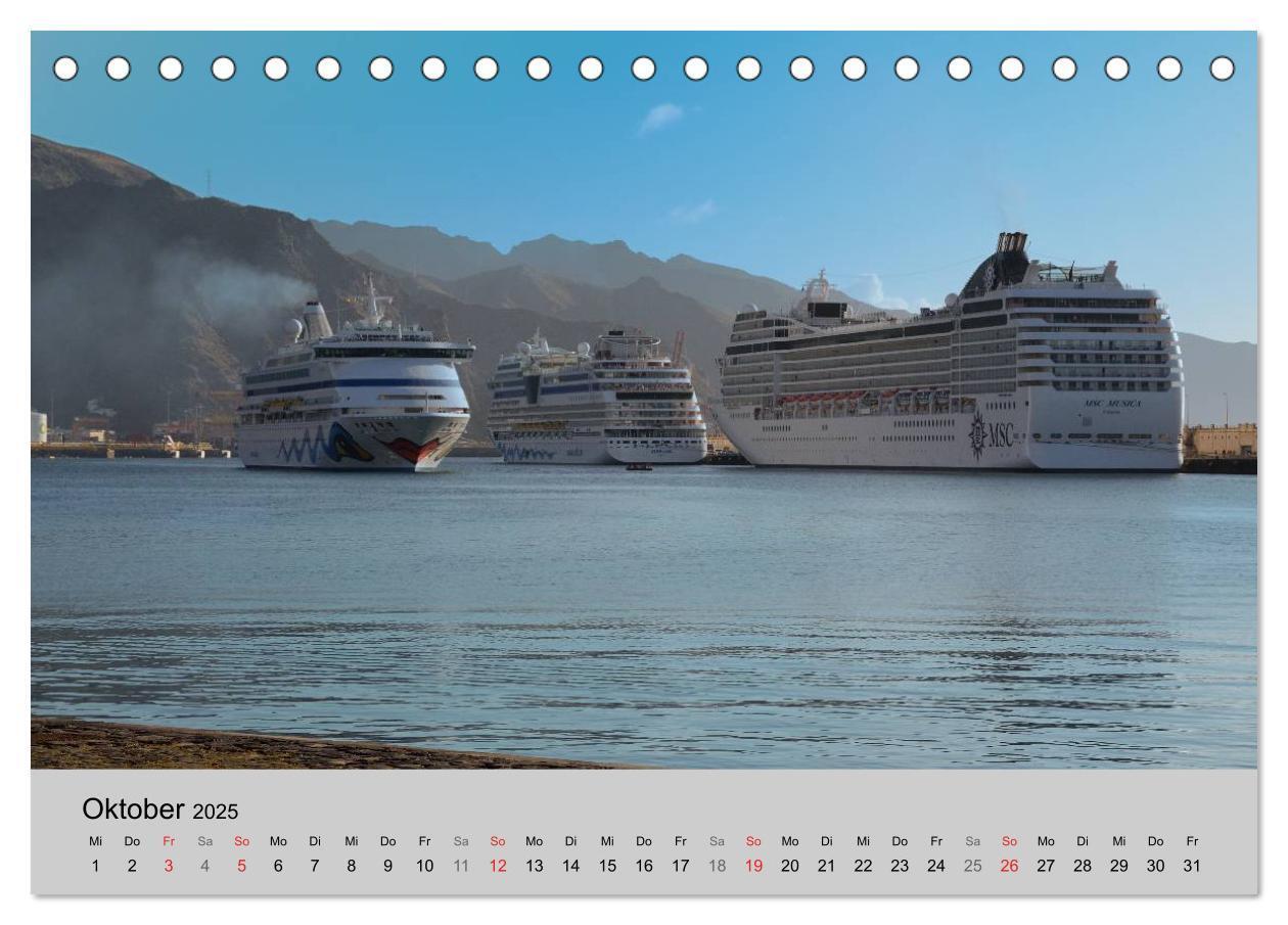 Bild: 9783435526451 | Kreuzfahrt Impressionen (Tischkalender 2025 DIN A5 quer), CALVENDO...