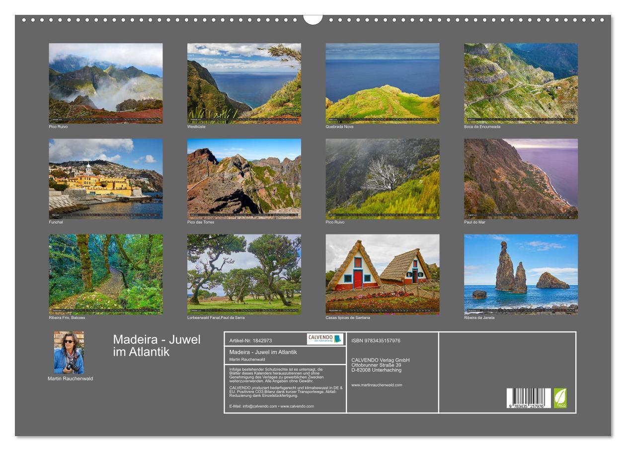 Bild: 9783435157976 | Madeira - Juwel im Atlantik (Wandkalender 2025 DIN A2 quer),...