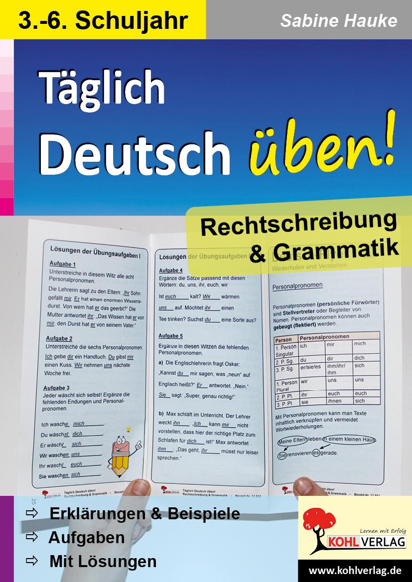 Cover: 9783966241403 | Deutsch-Flyer Rechtschreibung &amp; Grammatik | Sabine Hauke | Taschenbuch