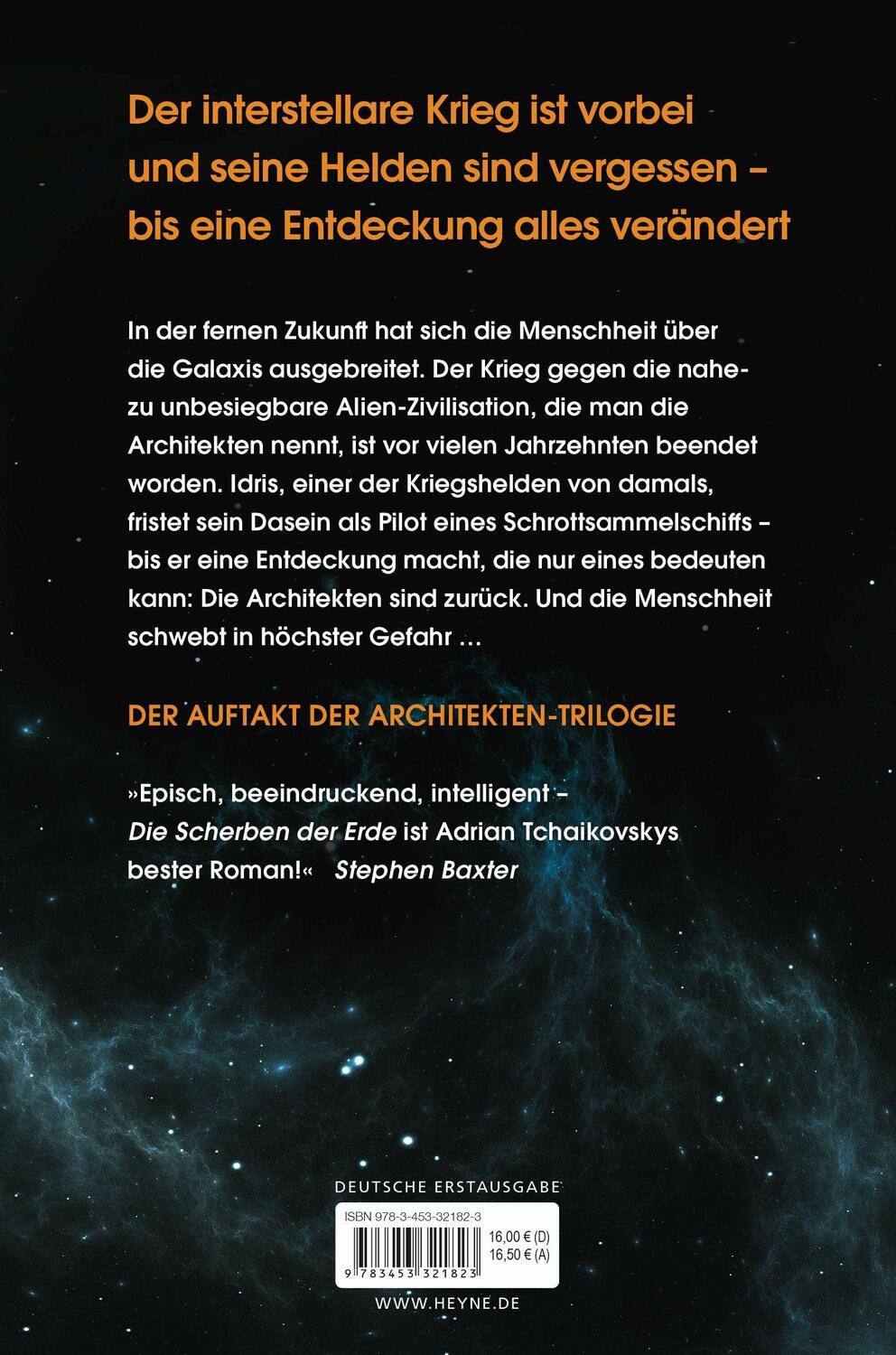 Bild: 9783453321823 | Die Scherben der Erde | Roman | Adrian Tchaikovsky | Taschenbuch