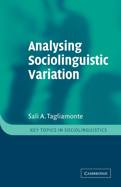 Cover: 9780521778183 | Analysing Sociolinguistic Variation | Sali A. Tagliamonte | Buch