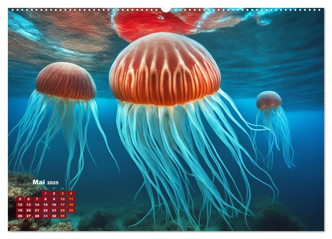 Bild: 9783383797859 | Tief unten im Meer Unterwasser Fantasy (Wandkalender 2025 DIN A2...