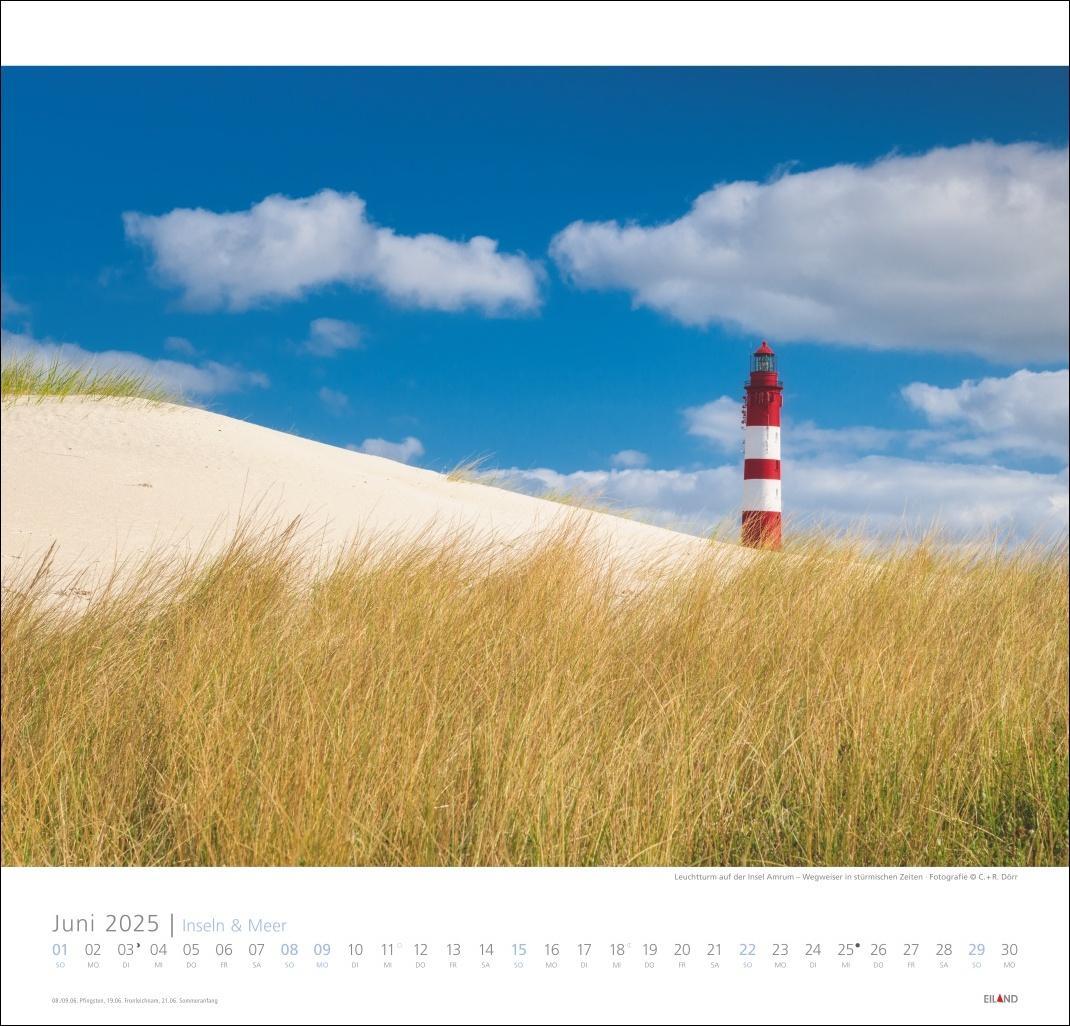 Bild: 9783964023247 | Inseln und Meer Edition Kalender 2025 | Eiland | Kalender | 13 S.