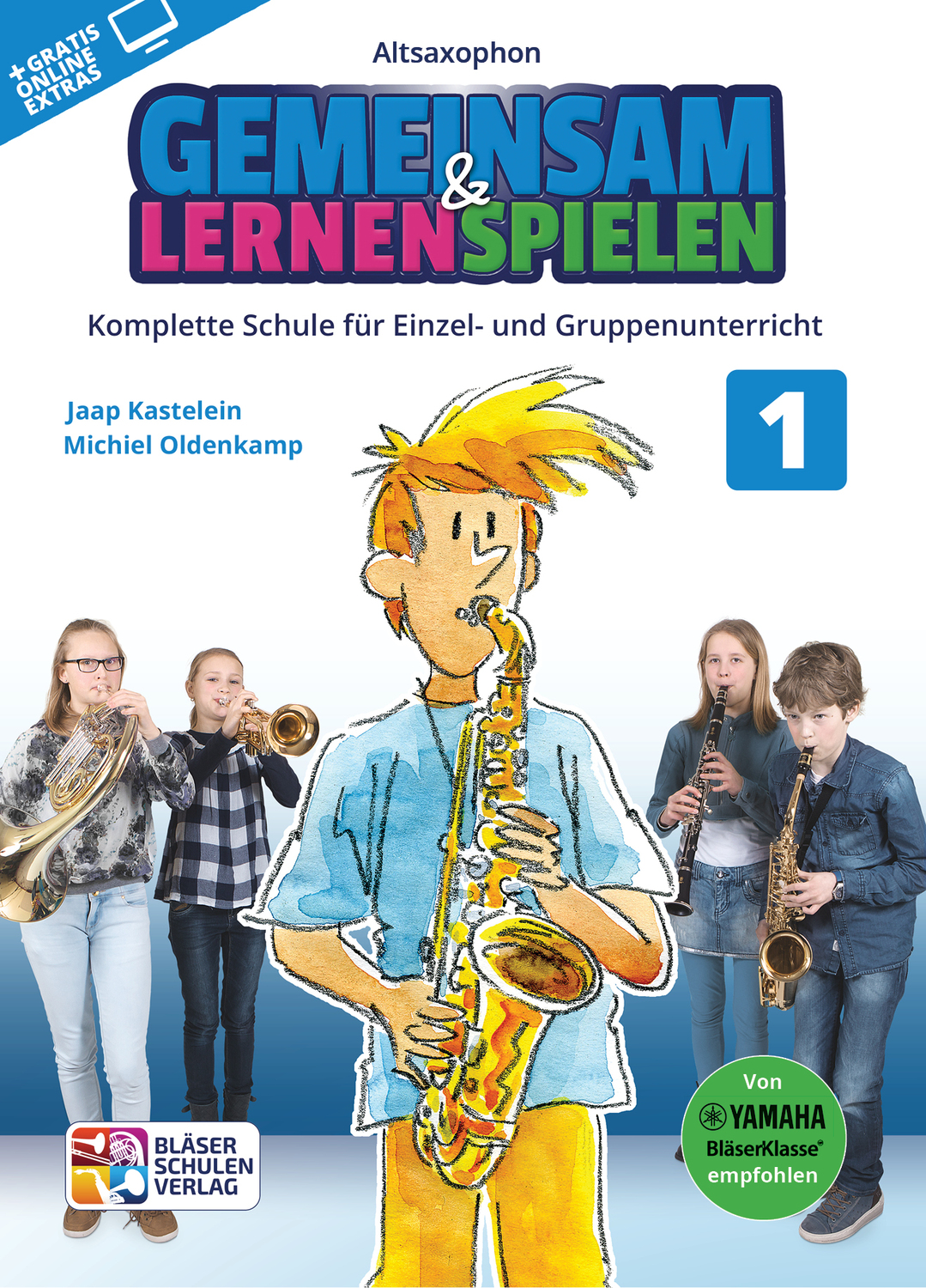 Cover: 9790700382032 | Gemeinsam Lernen & Spielen 1 Altsaxophon | Bläser-Schulen-Verlag