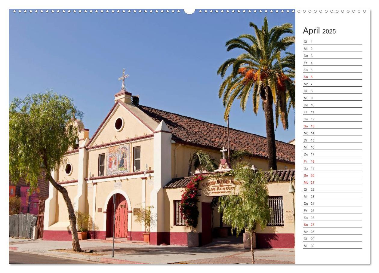 Bild: 9783435724956 | Los Angeles - Kalifornien (Wandkalender 2025 DIN A2 quer), CALVENDO...