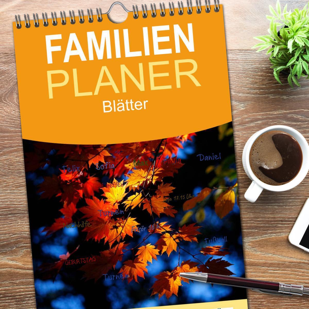 Bild: 9783457105207 | Familienplaner 2025 - Blätter mit 5 Spalten (Wandkalender, 21 x 45...