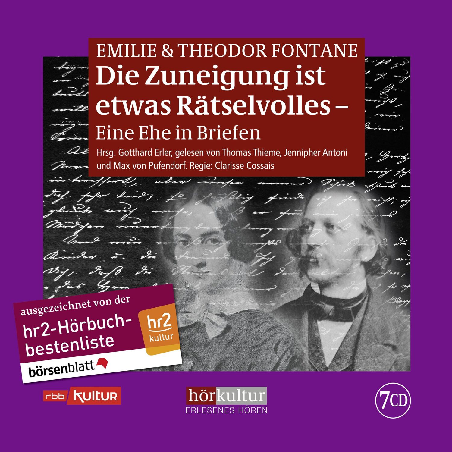 Cover: 9783906935386 | Die Zuneigung ist etwas Rätselvolles | Eine Ehe in Briefen | Audio-CD