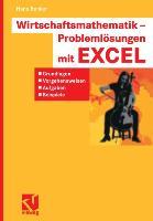 Cover: 9783834800718 | Wirtschaftsmathematik - Problemlösungen mit EXCEL | Hans Benker | Buch