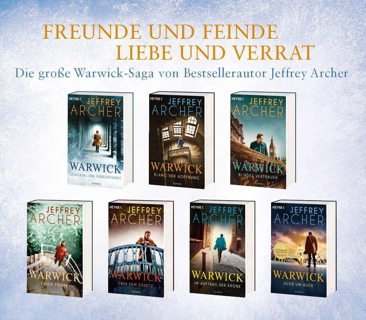 Bild: 9783453426979 | Auge um Auge | Roman | Jeffrey Archer | Taschenbuch | Die Warwick-Saga