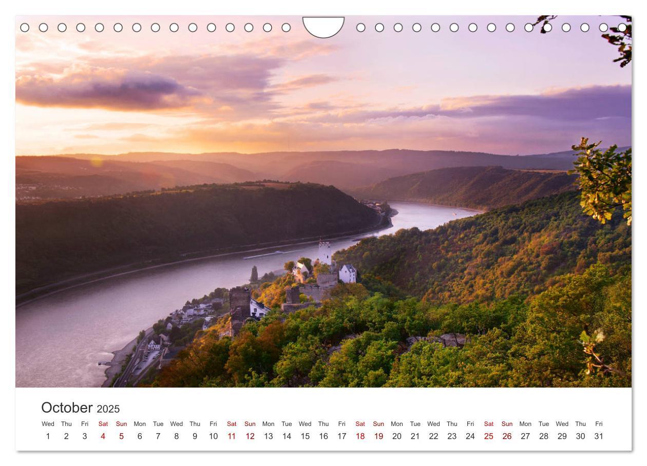 Bild: 9781325947096 | Rhine Valley and Castles (Wall Calendar 2025 DIN A4 landscape),...