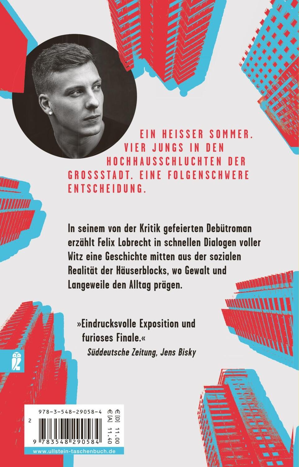 Rückseite: 9783548290584 | Sonne und Beton | Roman | Felix Lobrecht | Taschenbuch | 224 S. | 2018