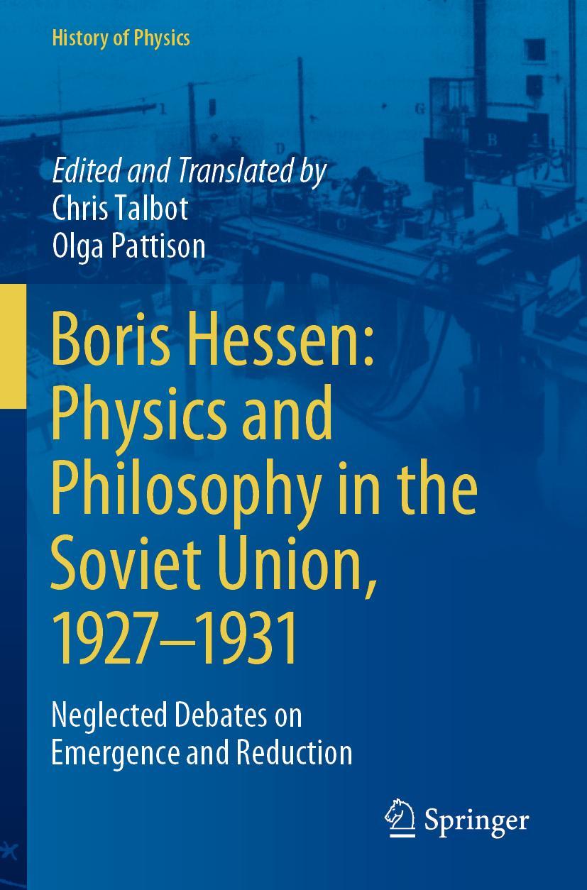 Cover: 9783030700478 | Boris Hessen: Physics and Philosophy in the Soviet Union, 1927-1931