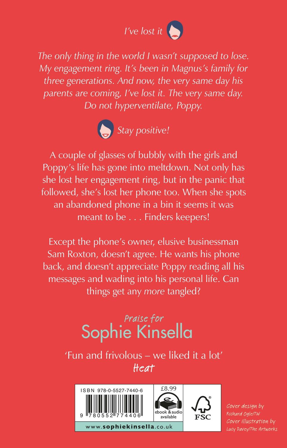 Rückseite: 9780552774406 | I've Got Your Number | Sophie Kinsella | Taschenbuch | Englisch | 2013