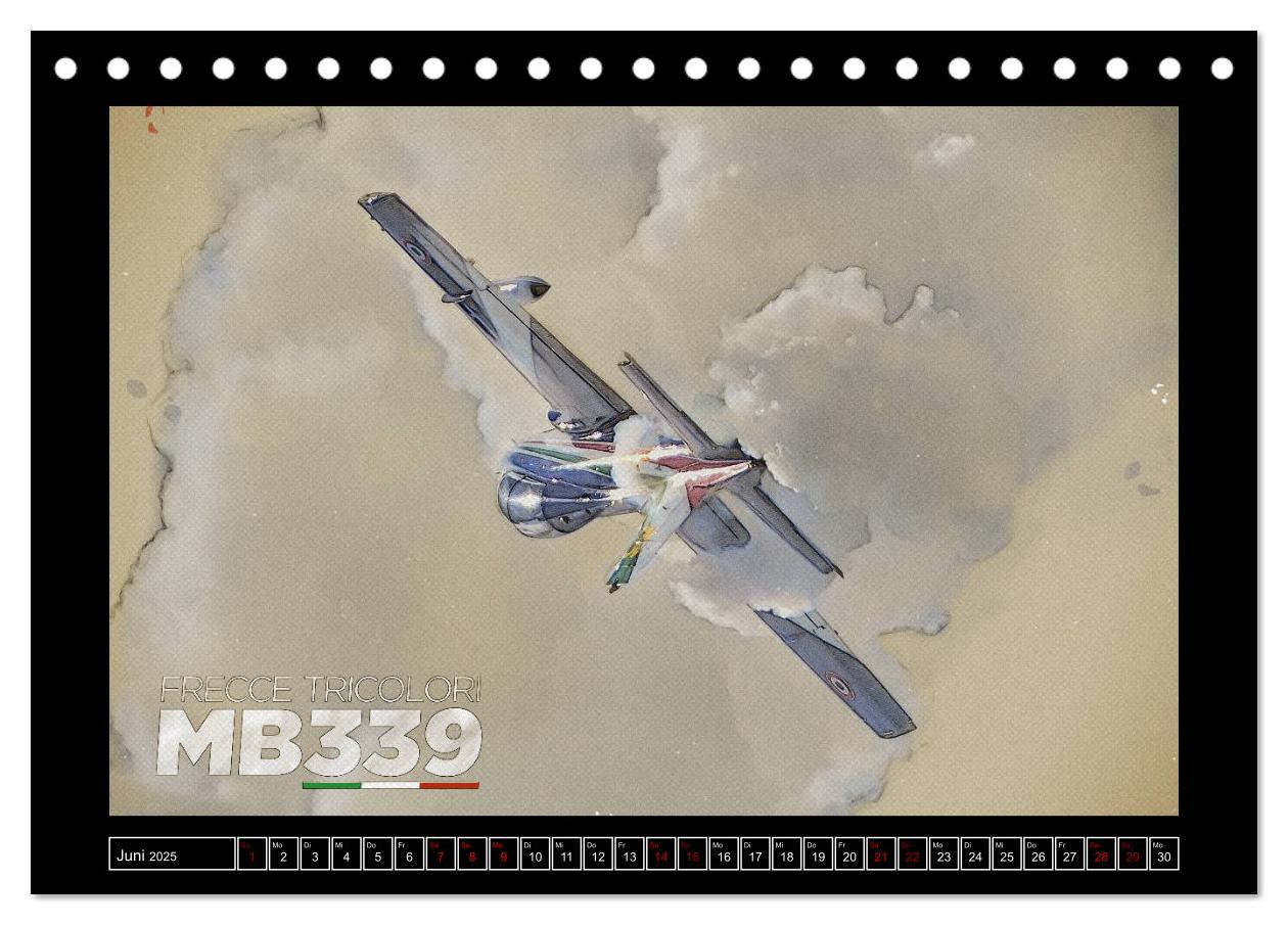 Bild: 9783435324293 | Aero Action Art - Luftfahrt Kunst (Tischkalender 2025 DIN A5 quer),...