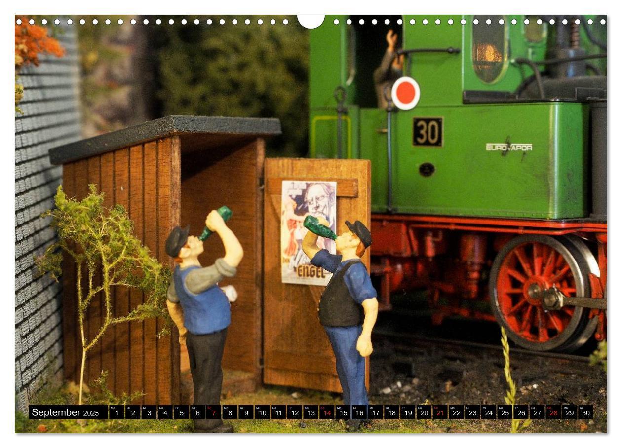 Bild: 9783435568314 | Kleine Bahnwelt in Spur 1 (Wandkalender 2025 DIN A3 quer), CALVENDO...