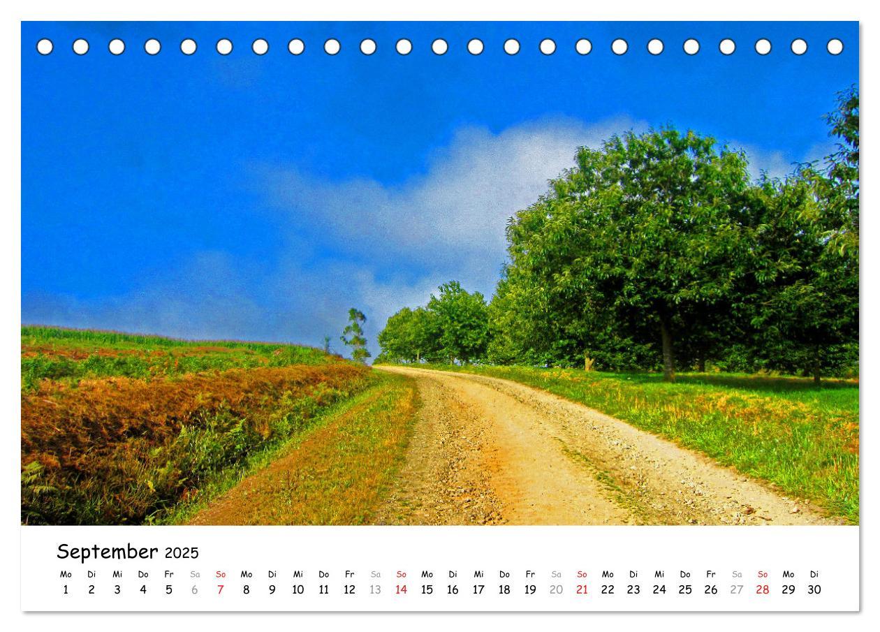 Bild: 9783435192328 | Jakobsweg - Camino Ingles (Tischkalender 2025 DIN A5 quer),...