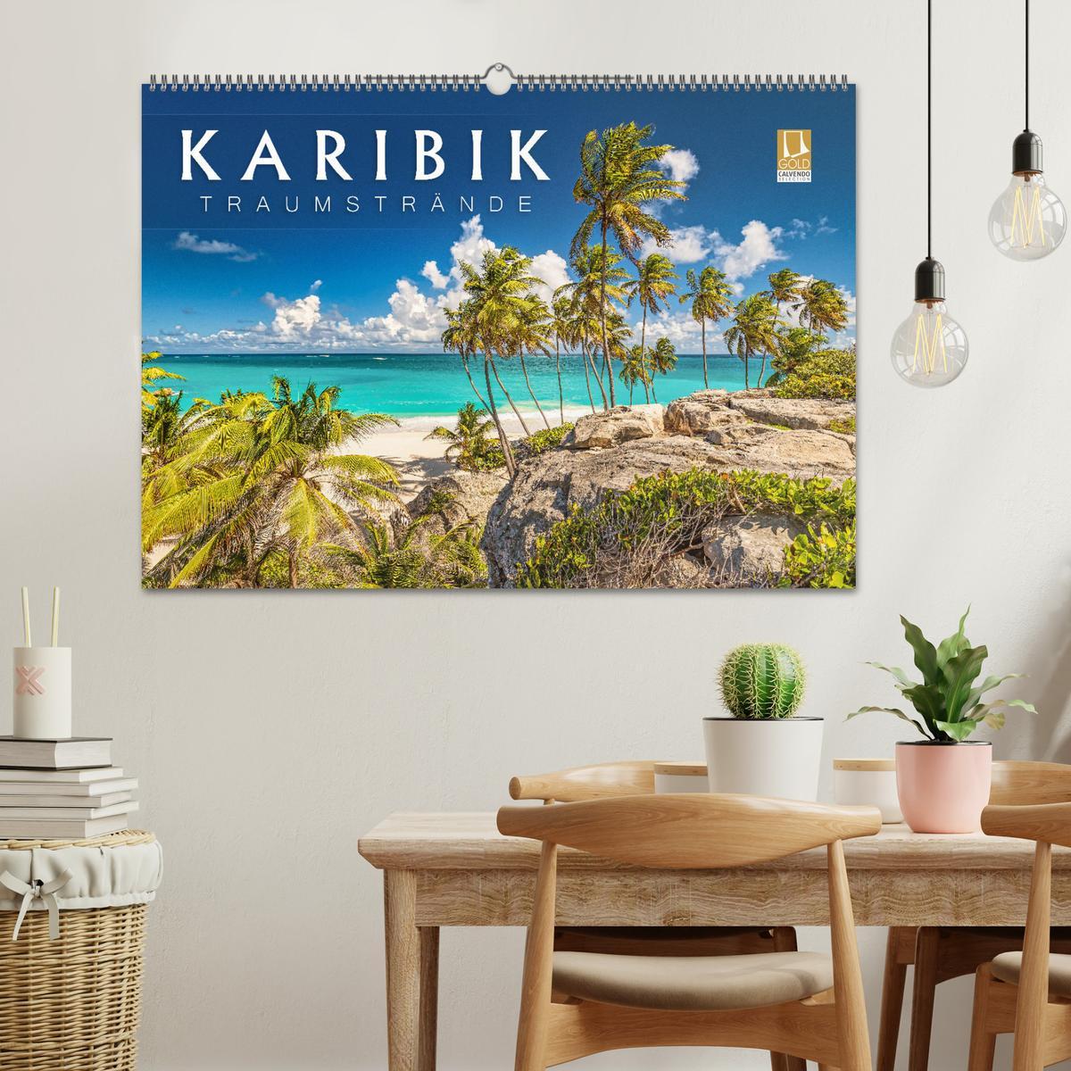 Bild: 9783435096046 | Karibik - Traumstrände (Wandkalender 2025 DIN A2 quer), CALVENDO...