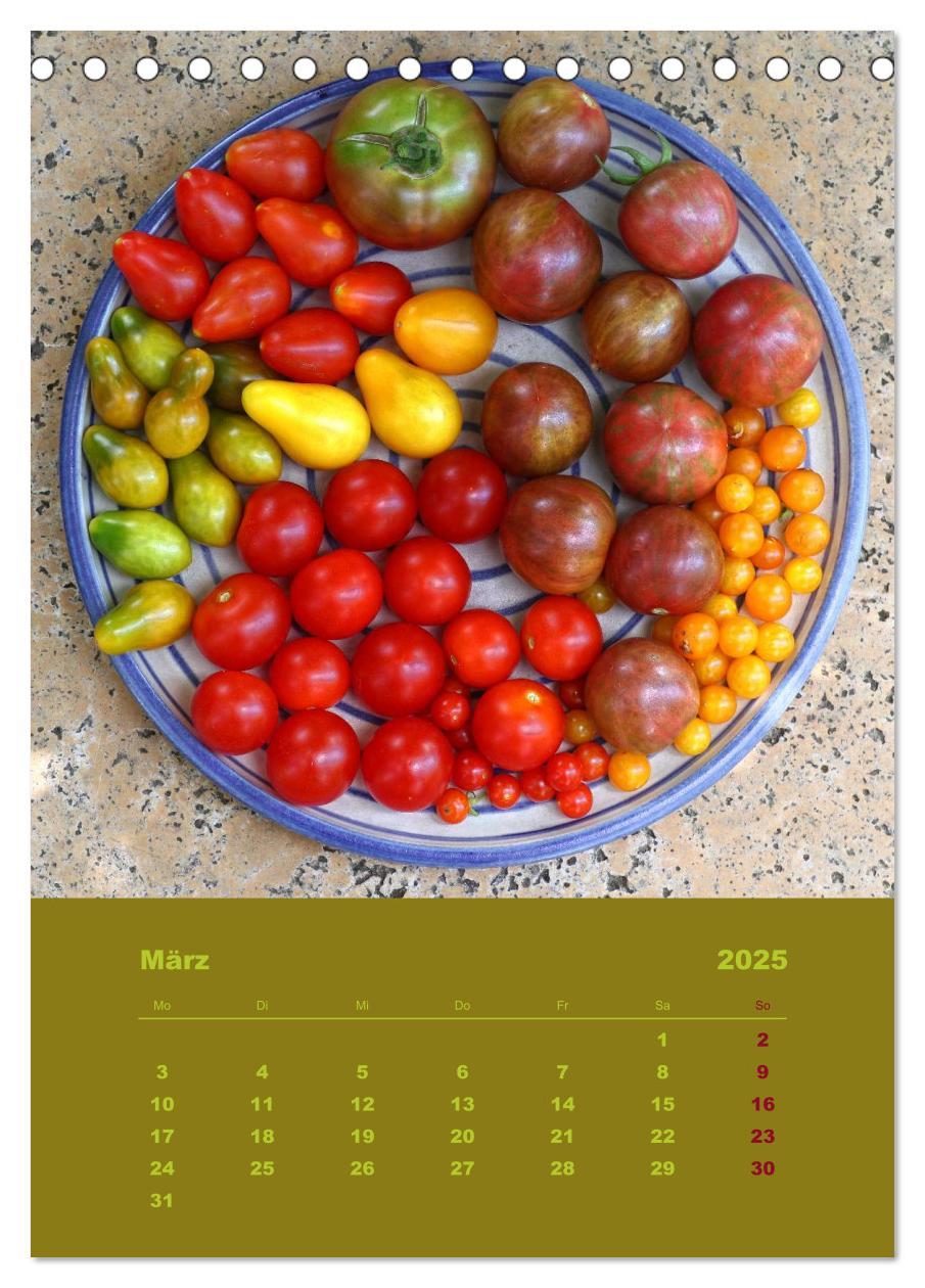 Bild: 9783457054673 | Tomaten - Alles BIO! (Tischkalender 2025 DIN A5 hoch), CALVENDO...