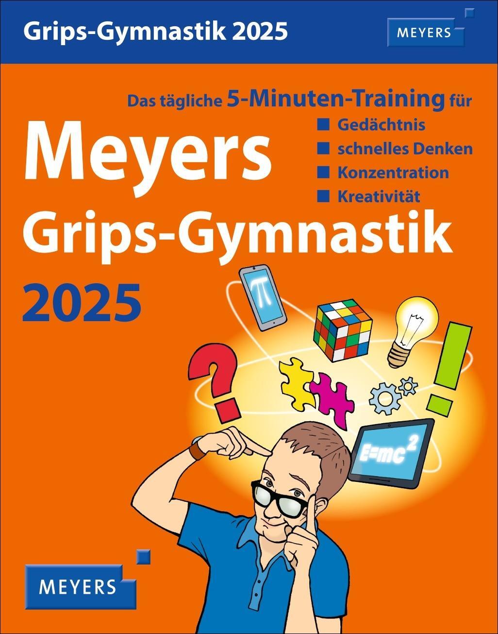 Cover: 9783840033797 | Meyers Grips-Gymnastik Tagesabreißkalender 2025 - Das tägliche...