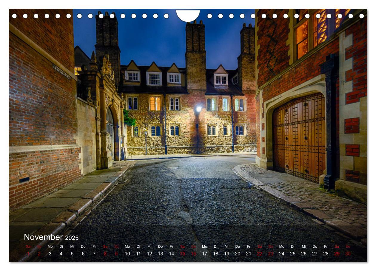 Bild: 9783435402960 | Cambridge street view (Wandkalender 2025 DIN A4 quer), CALVENDO...