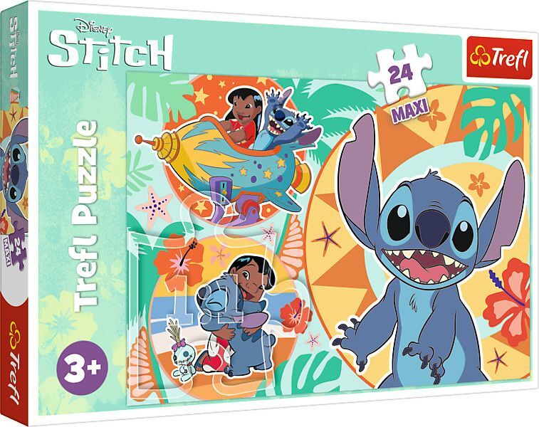 Cover: 5900511143652 | Maxi Puzzle 24 Teile - Lilo &amp; Stitch | Spiel | In Kartonage | 14365