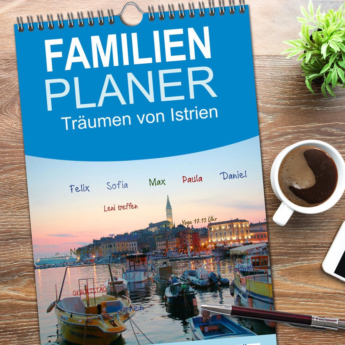 Bild: 9783457100912 | Familienplaner 2025 - Träumen von Istrien mit 5 Spalten...