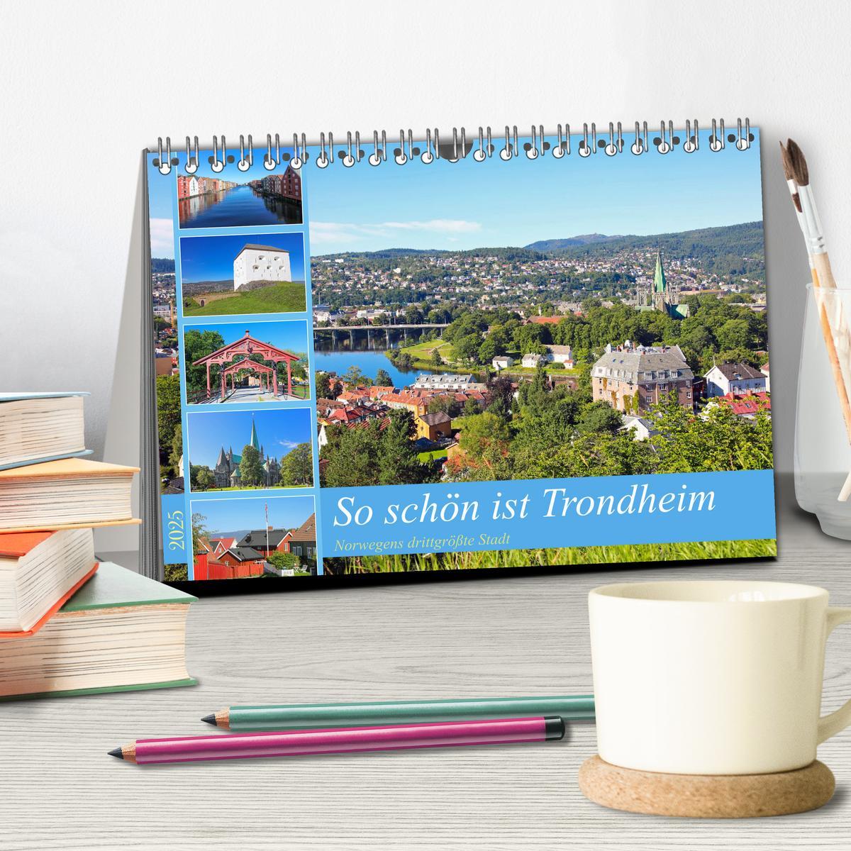 Bild: 9783383939129 | So schön ist Trondheim (Tischkalender 2025 DIN A5 quer), CALVENDO...