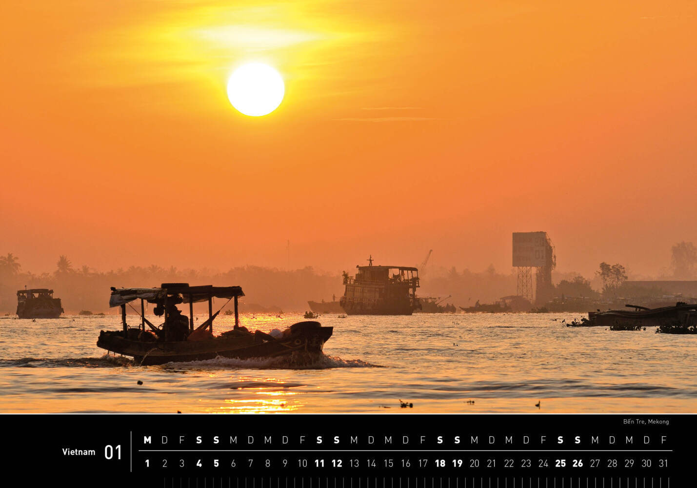 Bild: 9783968555287 | 360° Vietnam Premiumkalender 2025 | Gerhard Zwerger-Schoner (u. a.)