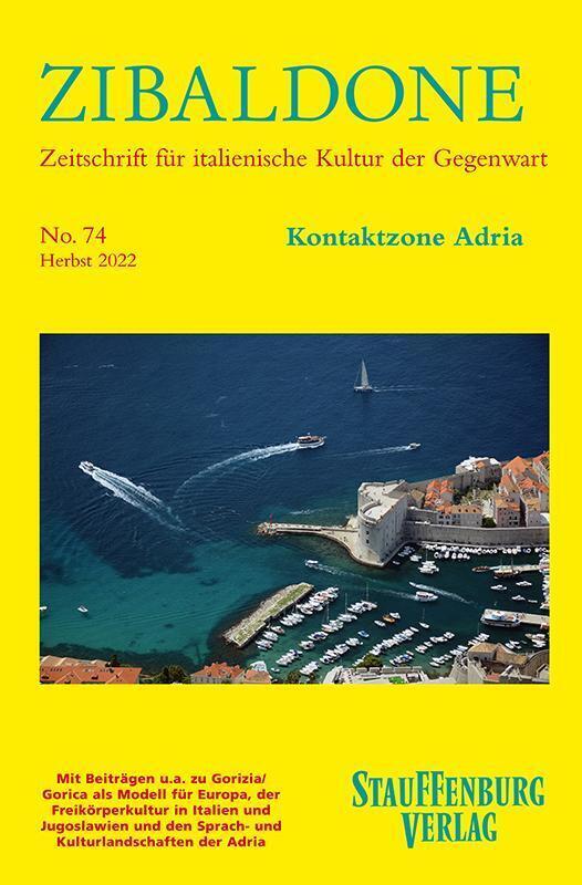 Cover: 9783958097179 | Kontaktzone Adria | Heft 74 / Herbst 2022 | Thomas Bremer (u. a.)