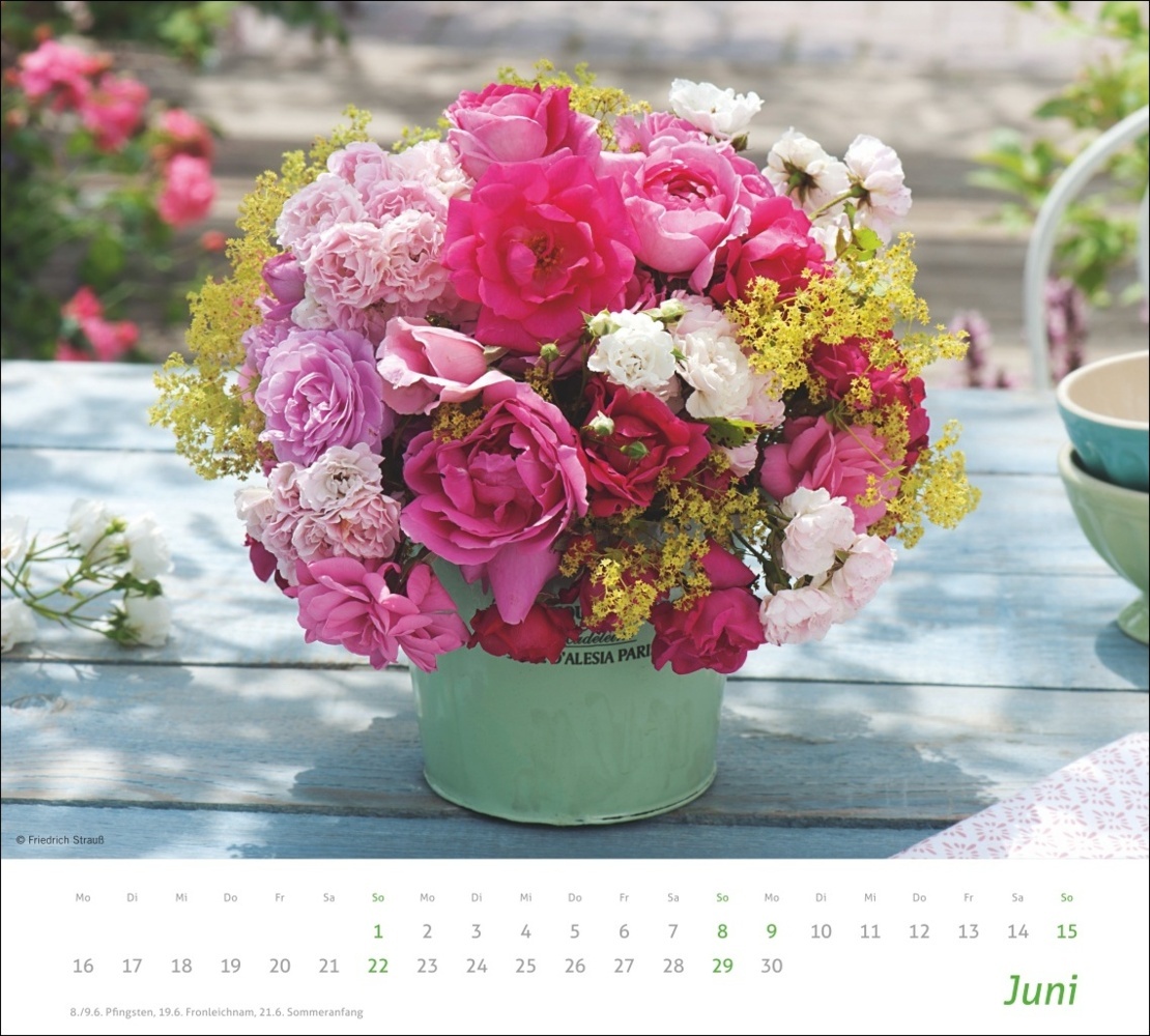 Bild: 9783756406876 | Blumen Bildkalender 2025 | Kalender | Spiralbindung | 14 S. | Deutsch