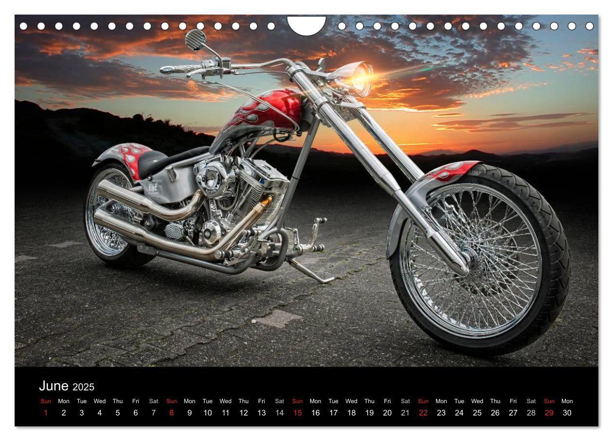 Bild: 9781325961658 | Motorbike Dreams (Wall Calendar 2025 DIN A4 landscape), CALVENDO 12...