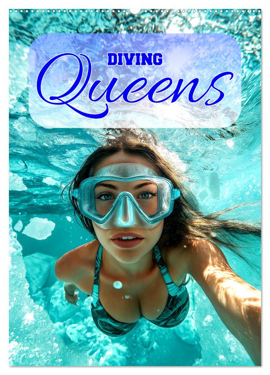 Cover: 9783457201466 | Diving Queens (Wandkalender 2025 DIN A2 hoch), CALVENDO Monatskalender