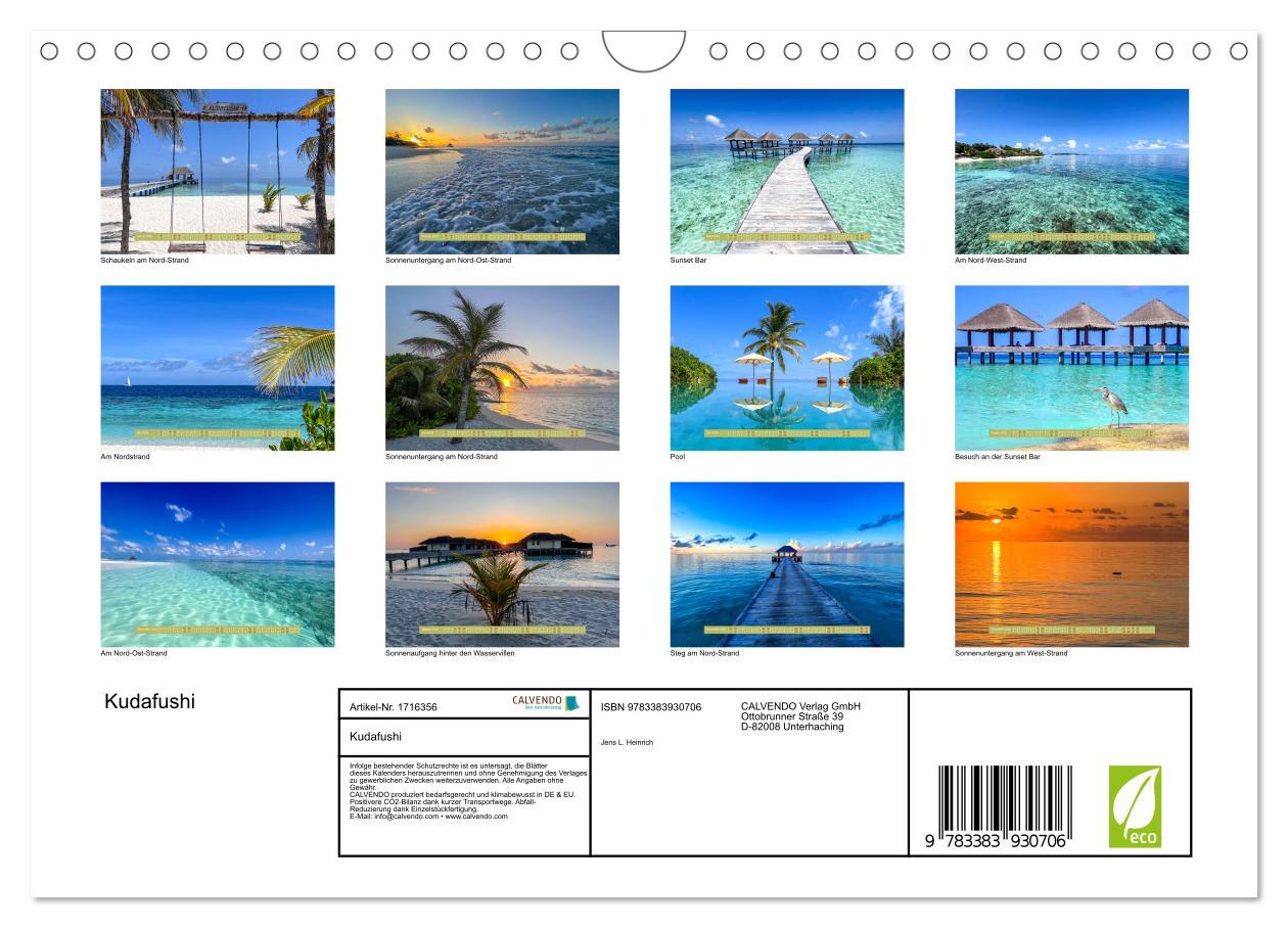 Bild: 9783383930706 | Kudafushi (Wandkalender 2025 DIN A4 quer), CALVENDO Monatskalender