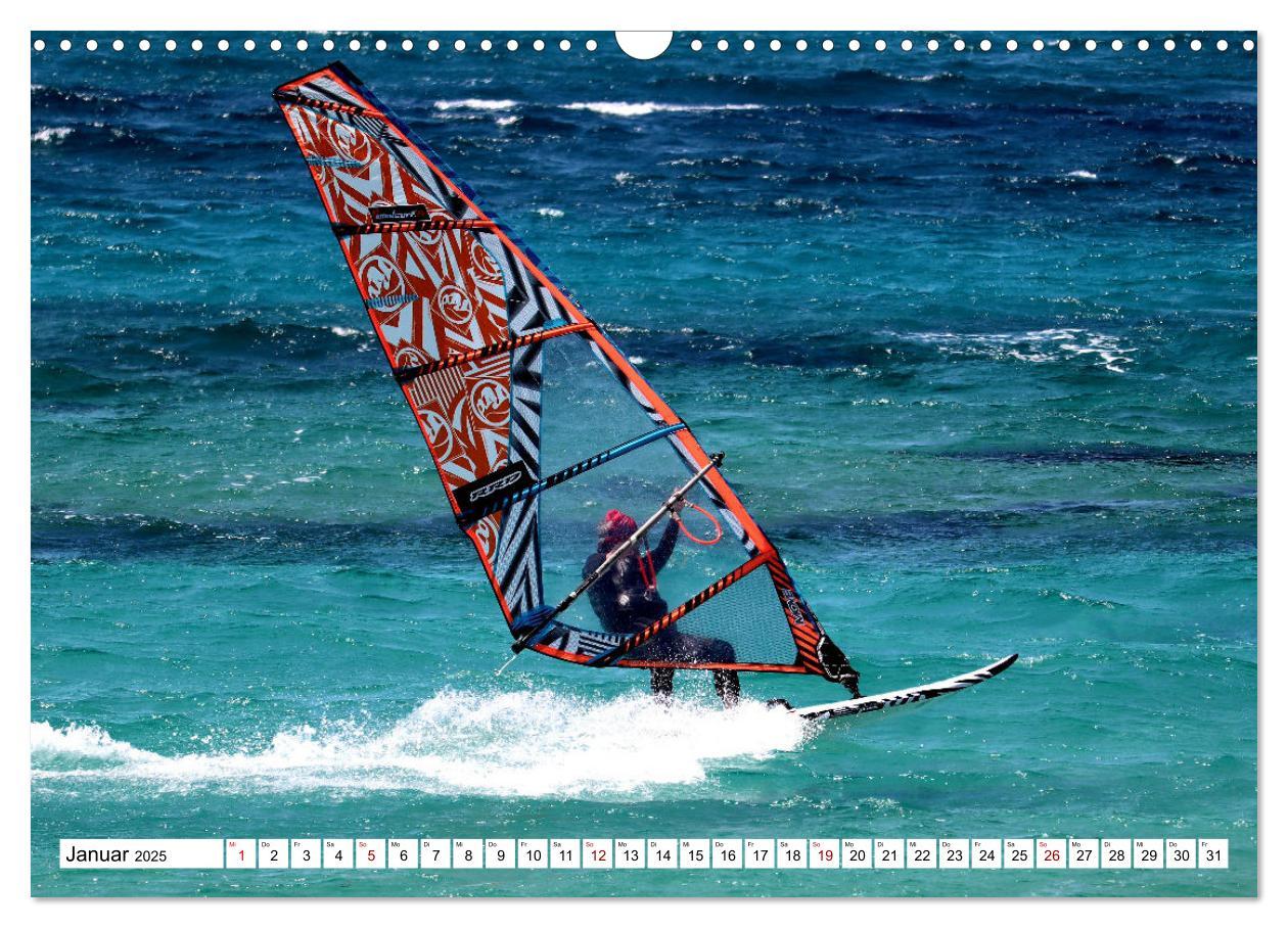 Bild: 9783457146996 | Spektakuläres Wellen- und Windsurfen (Wandkalender 2025 DIN A3...