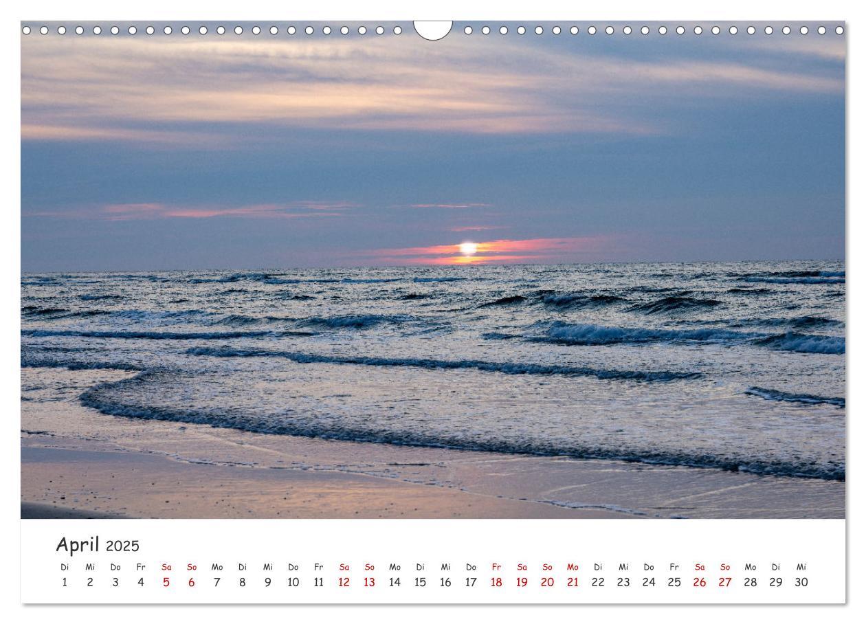 Bild: 9783435979356 | Nordsee, Meer, Strand und Wind (Wandkalender 2025 DIN A3 quer),...