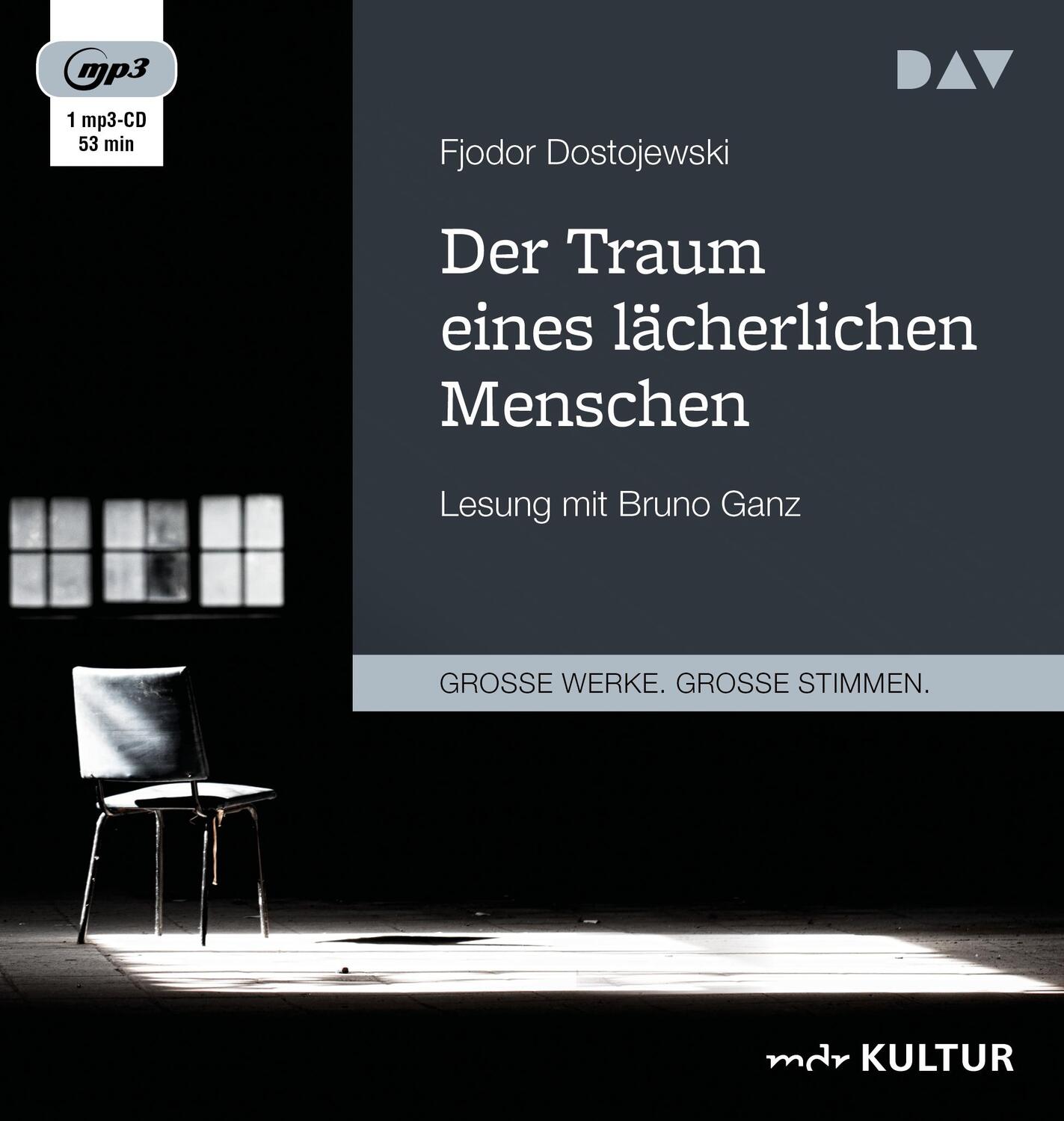 Cover: 9783742409195 | Der Traum eines lächerlichen Menschen | Lesung mit Bruno Ganz | MP3