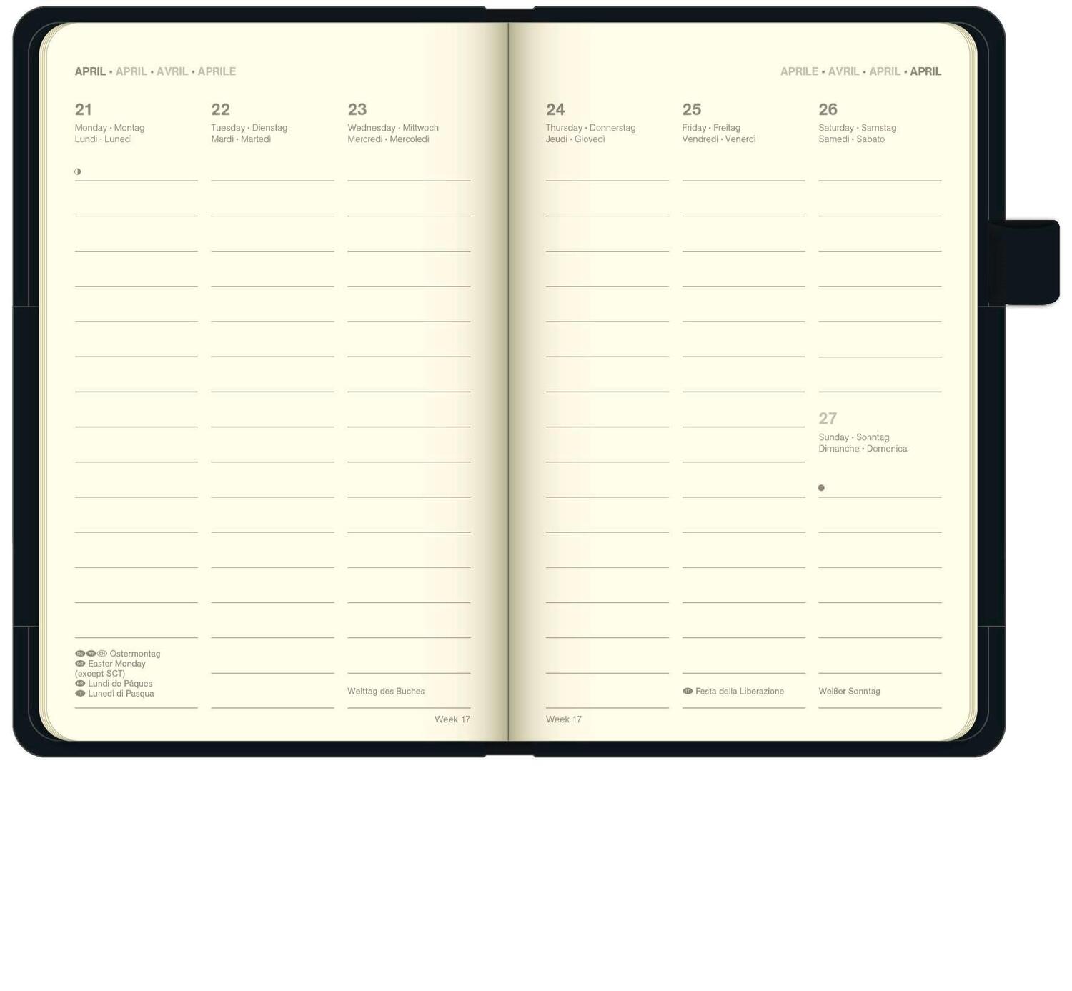 Bild: 4002725994875 | Black 2025 - Diary - Buchkalender - Taschenkalender - 9x14 | Verlage