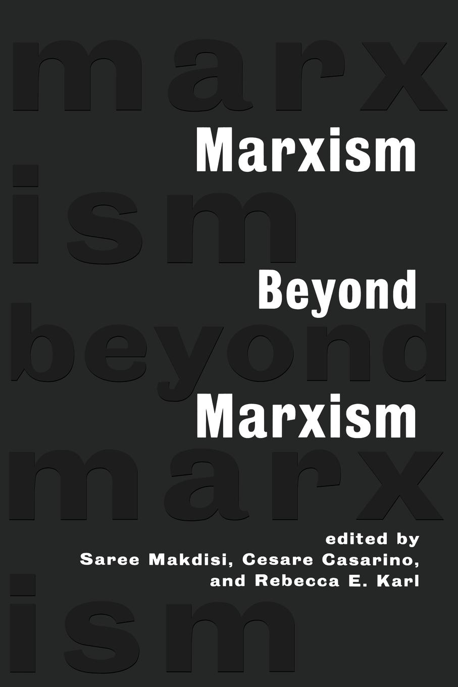 Cover: 9780415914437 | Marxism Beyond Marxism | Saree Makdisi (u. a.) | Taschenbuch | 1995