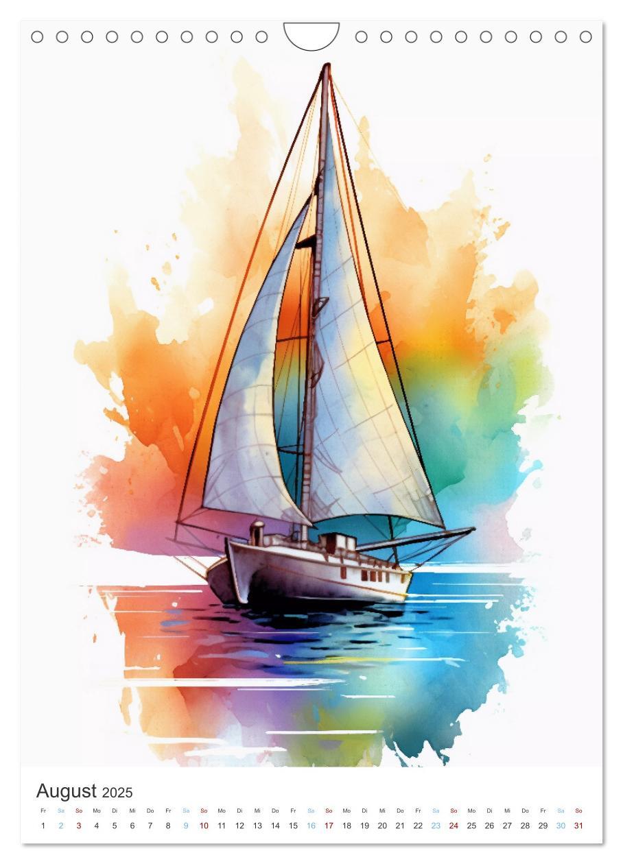 Bild: 9783435853335 | Segeln und Regatta (Wandkalender 2025 DIN A4 hoch), CALVENDO...