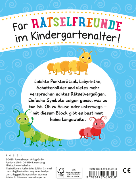 Bild: 9783473416318 | Mein dicker Rätselspaß Kindergarten | Taschenbuch | 224 S. | Deutsch