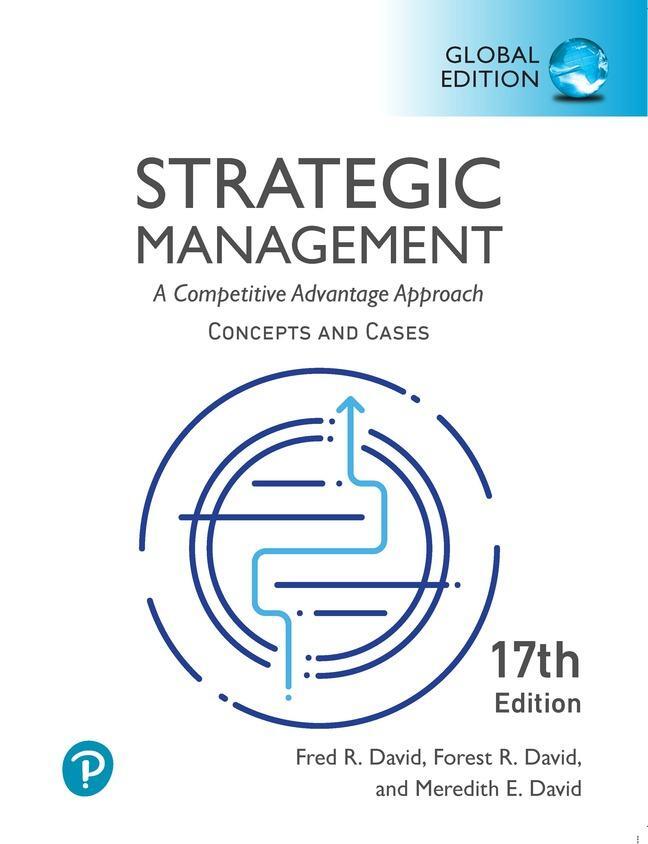 Cover: 9781292441405 | Strategic Management: A Competitive Advantage Approach, Conceptsand...