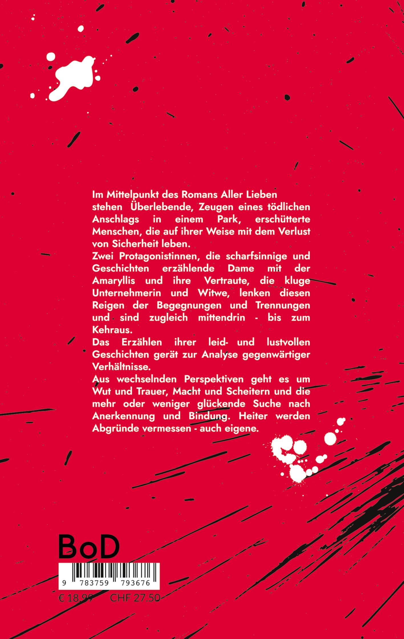 Rückseite: 9783759793676 | Aller Lieben | Roman | Frida Bordon | Taschenbuch | 148 S. | Deutsch