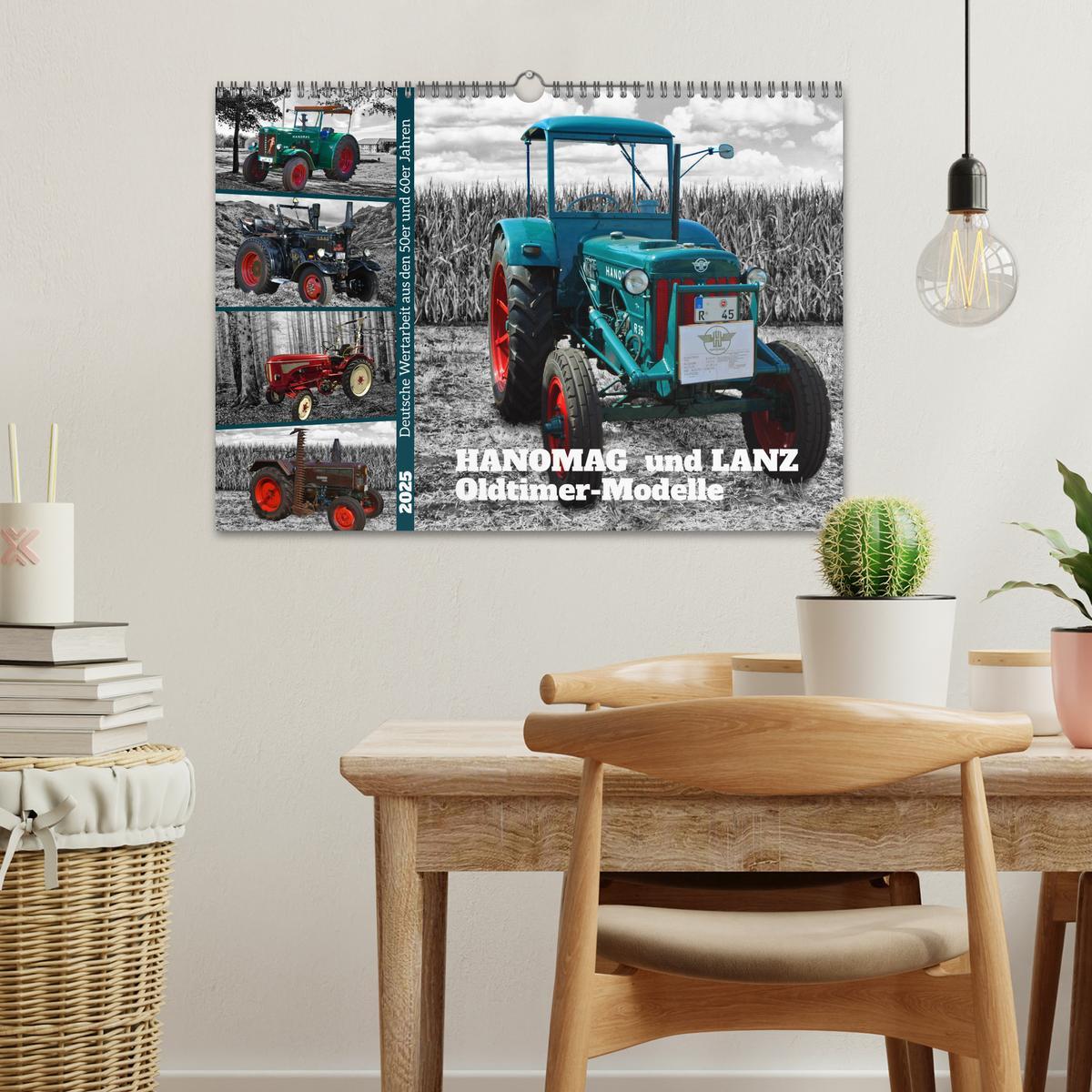 Bild: 9783383942808 | HANOMAG und LANZ Oldtimer Modelle (Wandkalender 2025 DIN A3 quer),...