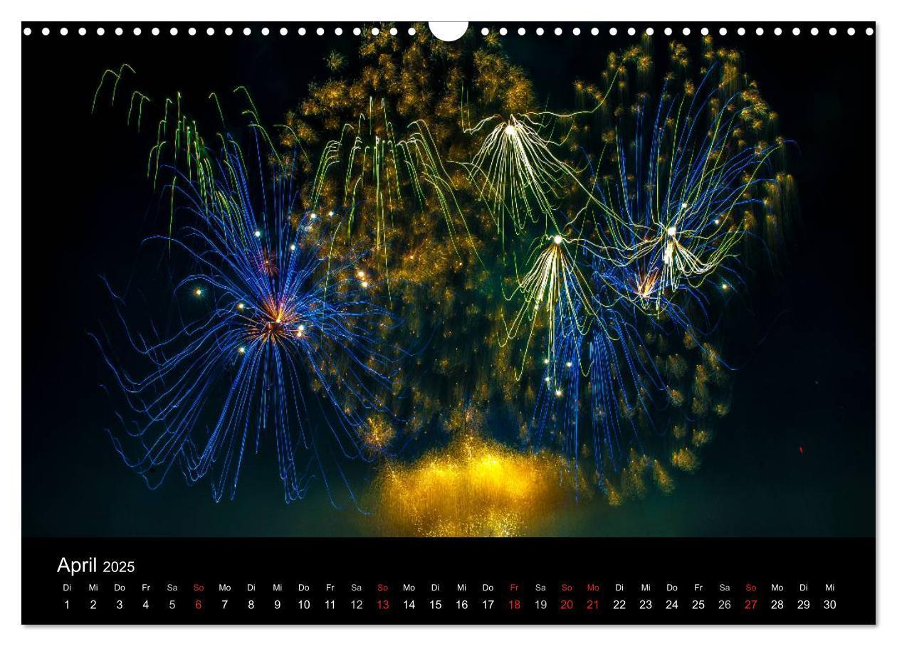 Bild: 9783435837595 | Das Feuerwerk (Wandkalender 2025 DIN A3 quer), CALVENDO Monatskalender